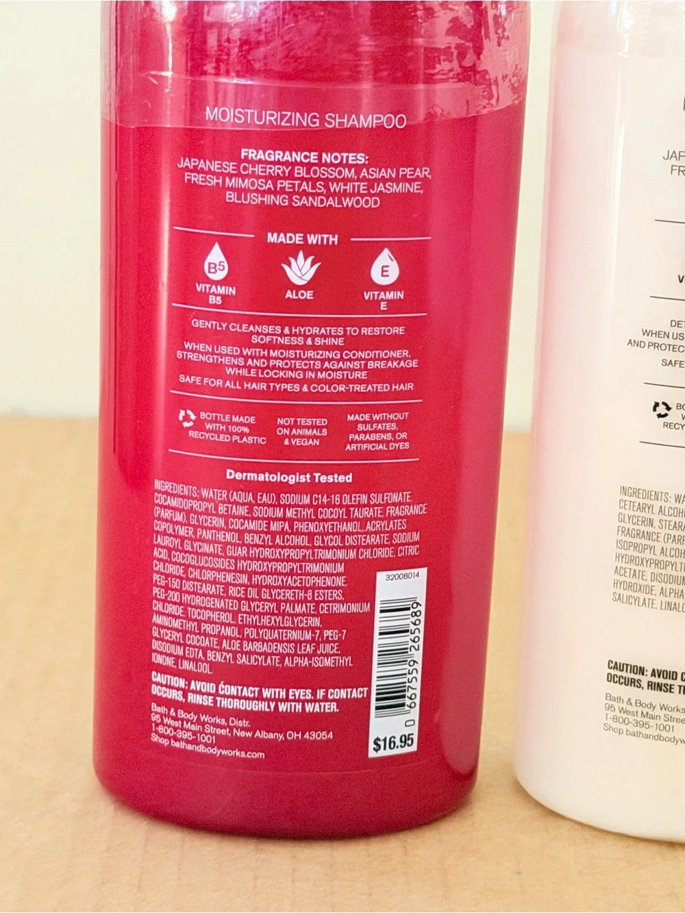 Bath & Body Works Japanese Cherry Blossom Moisturizing Shampoo & Conditioner